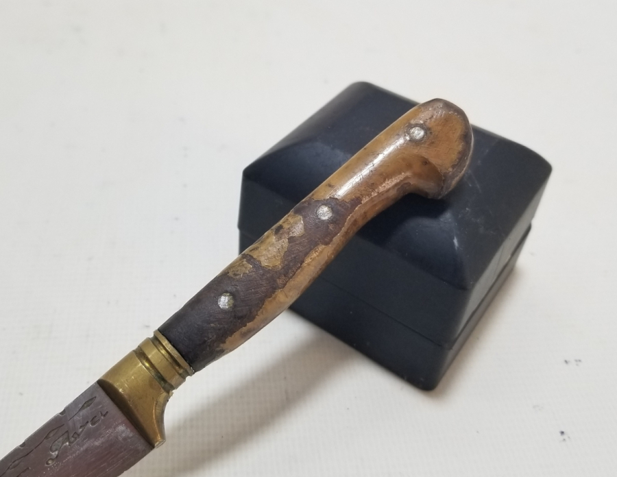 ÜZERİ OSMANLICA USTA DAMGALI BURSA İŞİ EL YAPIMI KAMA