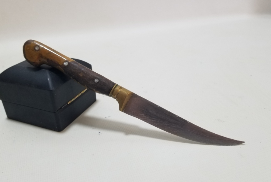 ÜZERİ OSMANLICA USTA DAMGALI BURSA İŞİ EL YAPIMI KAMA