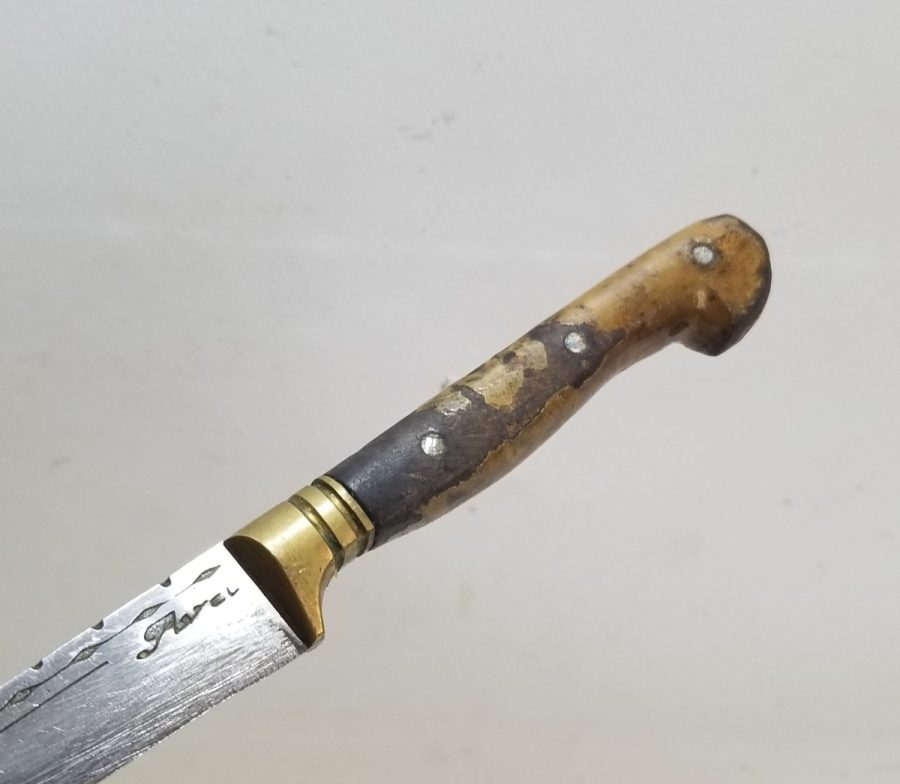 ÜZERİ OSMANLICA USTA DAMGALI BURSA İŞİ EL YAPIMI KAMA