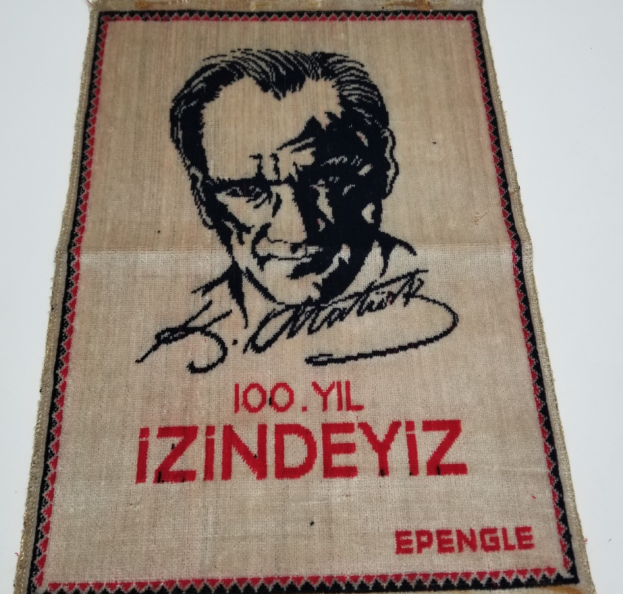 DEKORATİF ATATÜRK DUVAR HALISI