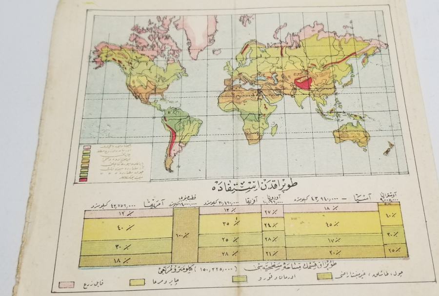 OSMANLI DÖNEMİ DÜNYA HARİTASI