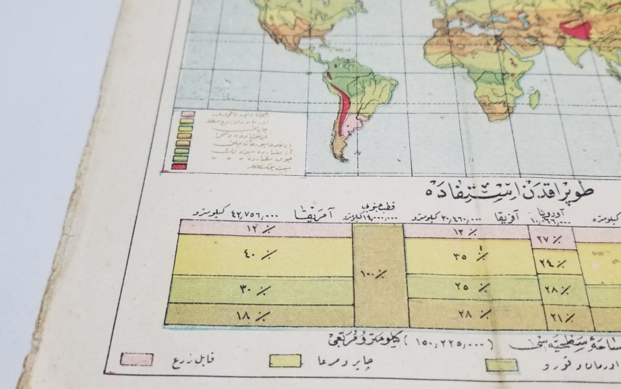 OSMANLI DÖNEMİ DÜNYA HARİTASI