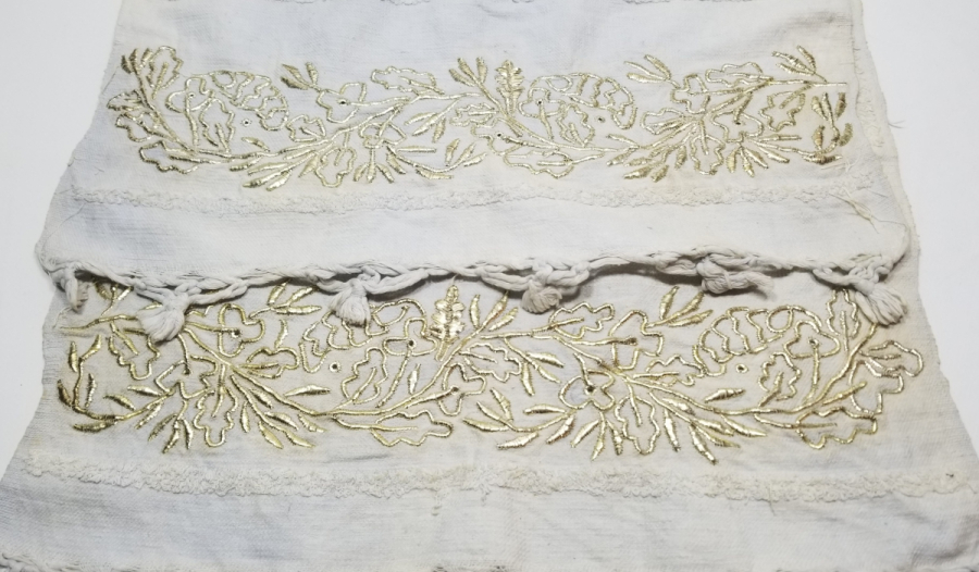 OSMANLI DÖNEMİ ALTIN SIRMA İŞÇİLİKLİ BURSA YAĞLIK - PEŞKİR