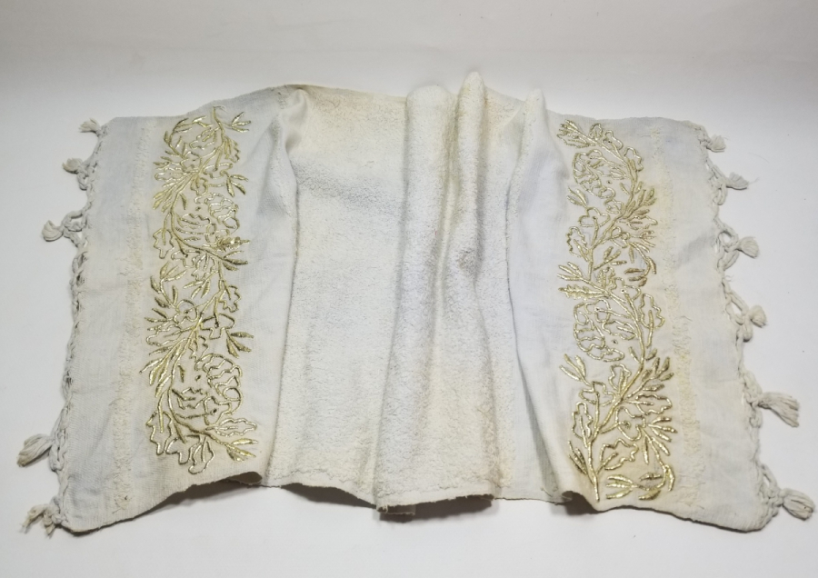 OSMANLI DÖNEMİ ALTIN SIRMA İŞÇİLİKLİ BURSA YAĞLIK - PEŞKİR