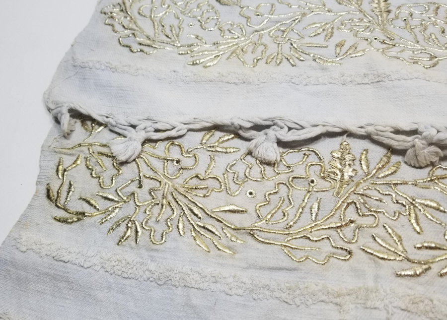 OSMANLI DÖNEMİ ALTIN SIRMA İŞÇİLİKLİ BURSA YAĞLIK - PEŞKİR