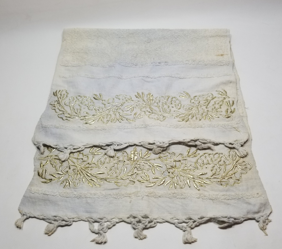 OSMANLI DÖNEMİ ALTIN SIRMA İŞÇİLİKLİ BURSA YAĞLIK - PEŞKİR