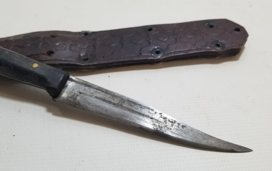 OSMANLI DÖNEMİ EL YAPIMI YILAN DİLLİ KARADENİZ KAMA