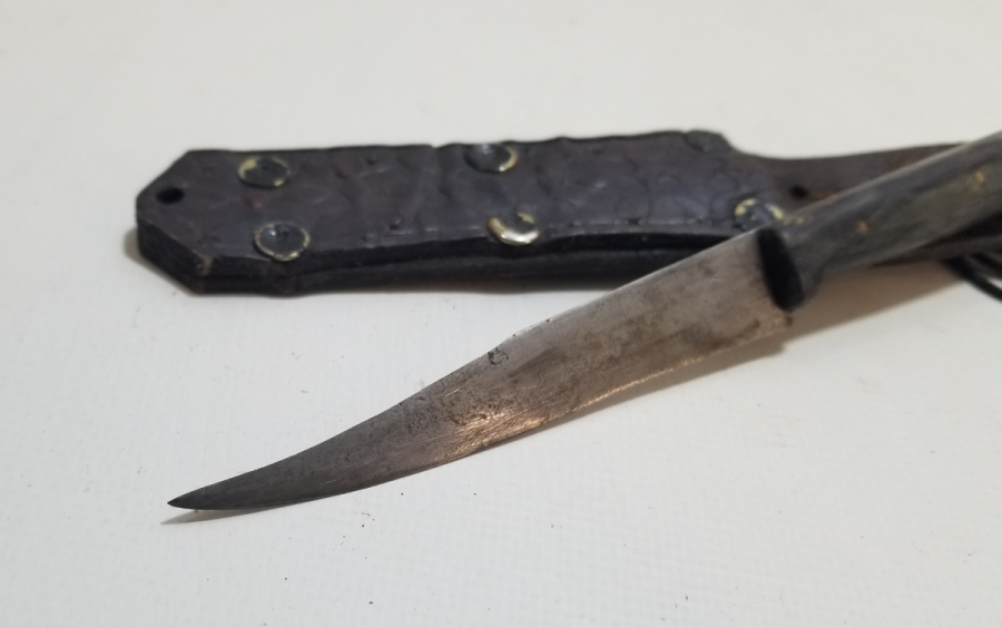 OSMANLI DÖNEMİ EL YAPIMI YILAN DİLLİ KARADENİZ KAMA