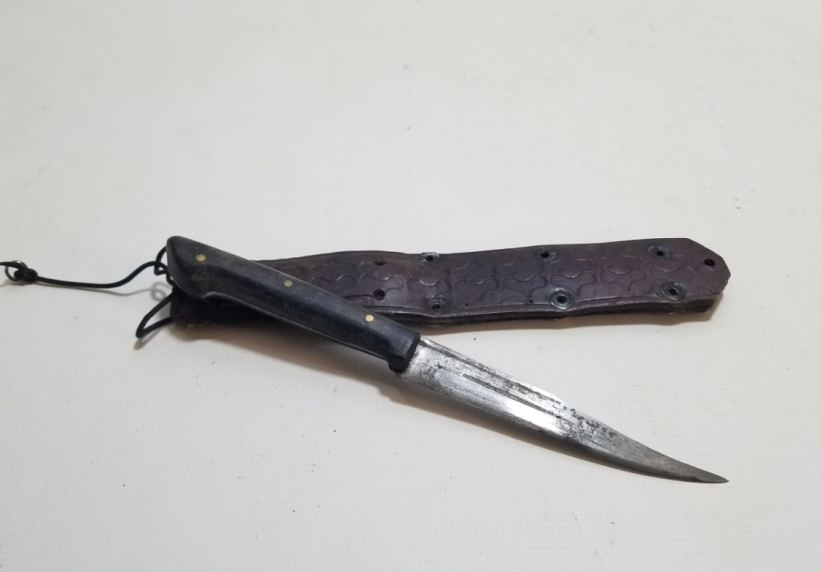 OSMANLI DÖNEMİ EL YAPIMI YILAN DİLLİ KARADENİZ KAMA