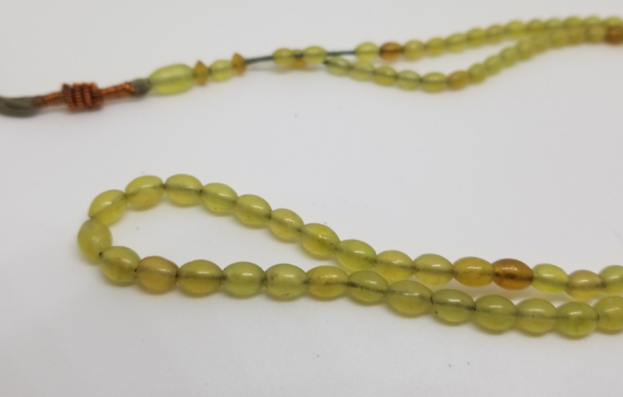 OSMANLI DÖNEMİ NADİR RENK ŞAH MAKSUT TAŞI NAMAZ TESPİHİ