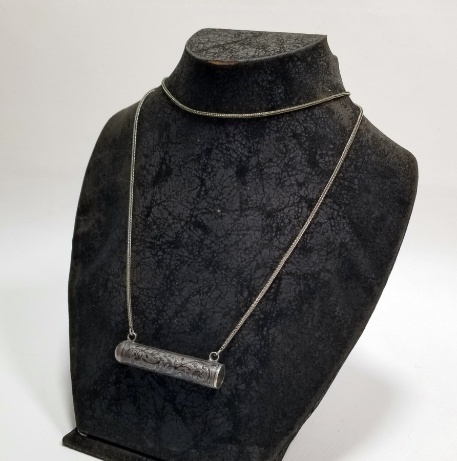 OSMANLI DÖNEMİ SAVATLI GÜMÜŞ ERMENİ YAPIMI HAMAYIL