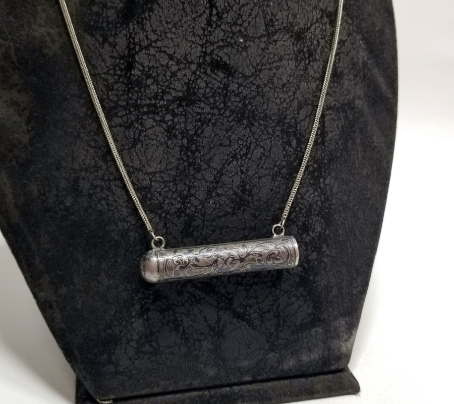 OSMANLI DÖNEMİ SAVATLI GÜMÜŞ ERMENİ YAPIMI HAMAYIL