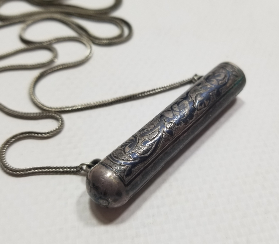 OSMANLI DÖNEMİ SAVATLI GÜMÜŞ ERMENİ YAPIMI HAMAYIL