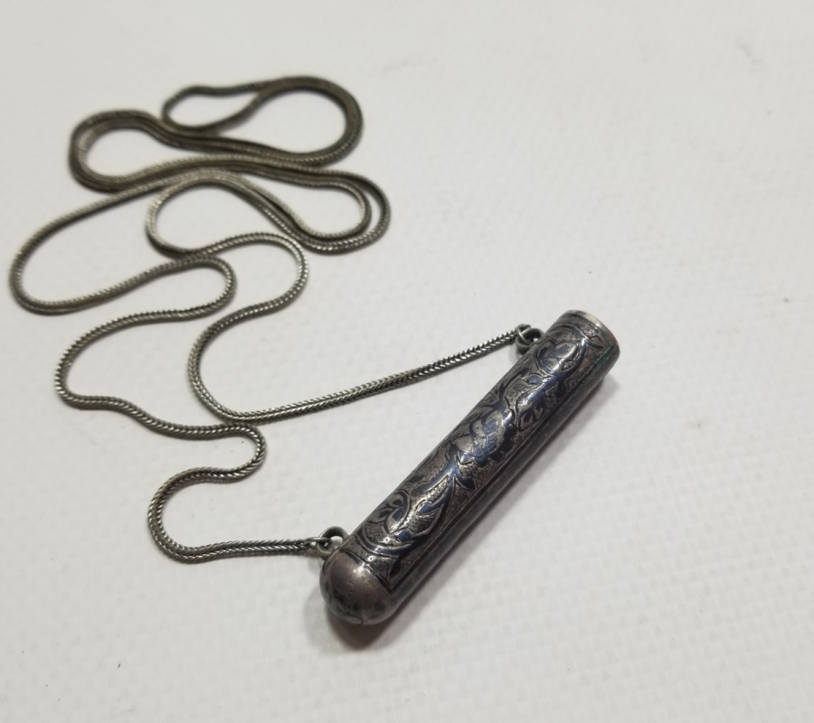 OSMANLI DÖNEMİ SAVATLI GÜMÜŞ ERMENİ YAPIMI HAMAYIL