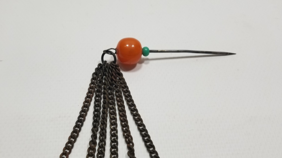 ANTİKA EL YAPIMI BAŞ İĞNESİ