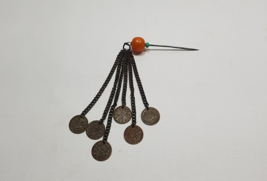 ANTİKA EL YAPIMI BAŞ İĞNESİ