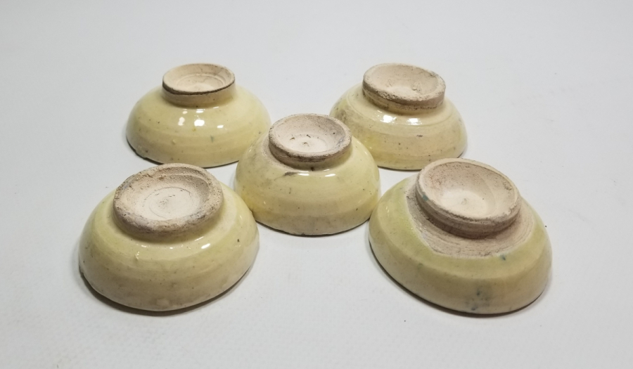 OSMANLI DÖNEMİ KÜTAHYA İŞİ EL BOYAMA KAHVE YANI LOKUMLUĞU LOTU