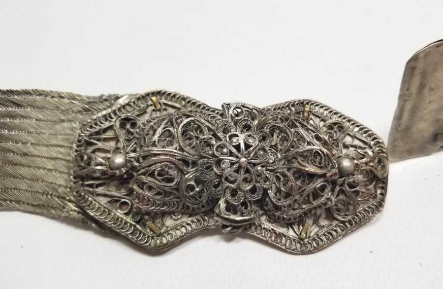 OSMANLI DÖNEMİ TRABZON İŞİ HASIR ÖRME GELİN KEMERİ