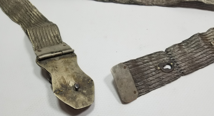 OSMANLI DÖNEMİ TRABZON İŞİ HASIR ÖRME GELİN KEMERİ