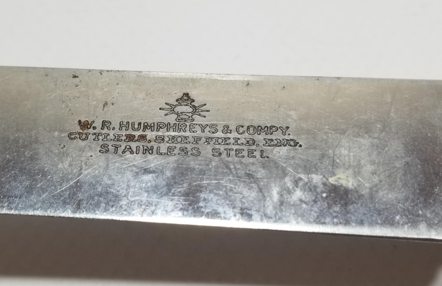 GALALİT SAPLI ANTİKA İNGİLİZ BALIK BIÇAĞI TAKIMI