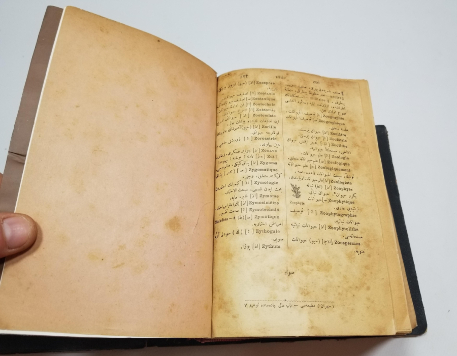 OSMANLI DÖNEMİ NADİR BOYDA FRANSIZCA TÜRKÇE SÖZLÜK