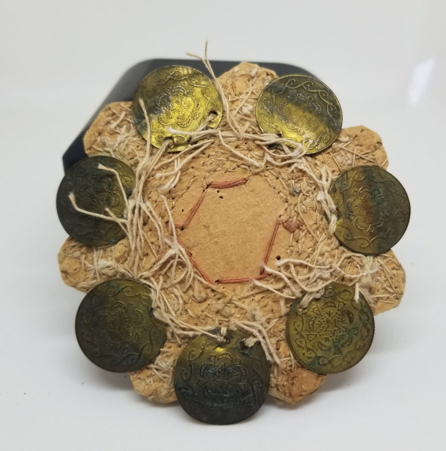 OSMANLI DÖNENİ OPAL BONCUKLU VE AY YILDIZ PENEZLİ NADİR GELİN TEPELİĞİ