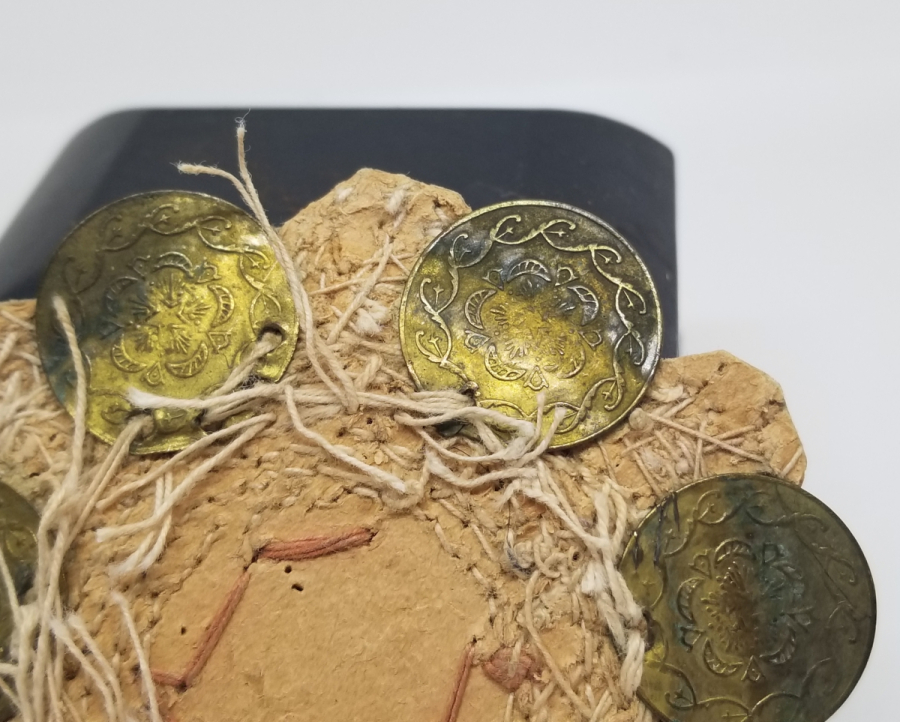 OSMANLI DÖNENİ OPAL BONCUKLU VE AY YILDIZ PENEZLİ NADİR GELİN TEPELİĞİ