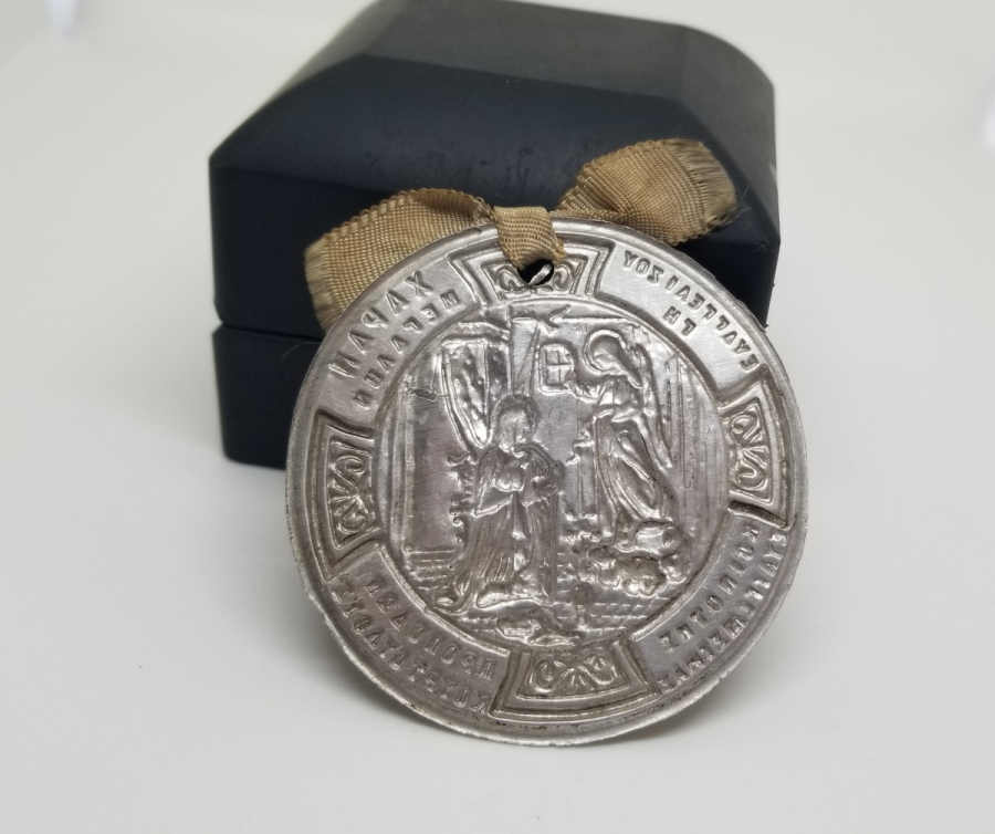 OSMANLI DÖNEMİ RUM İŞİ NADİR KUTSAL EKMEK KOLYESİ