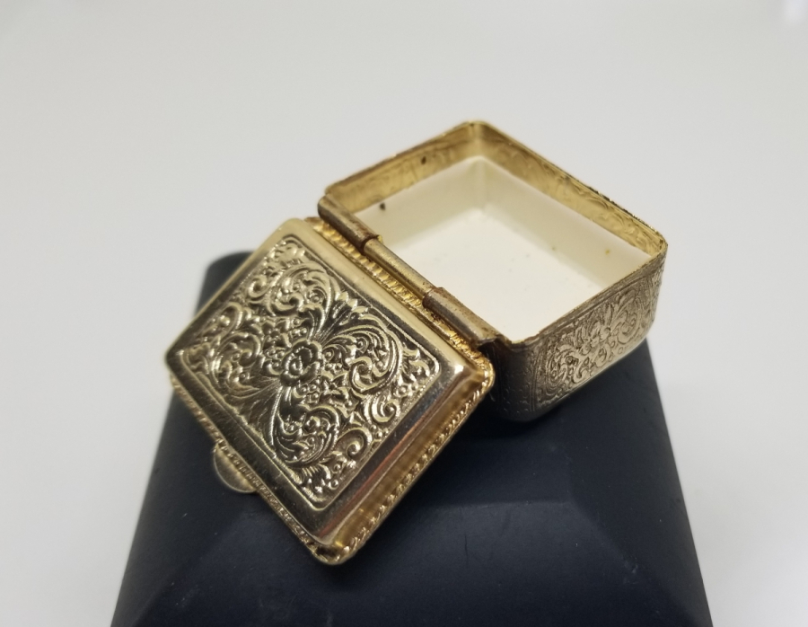 MİKRO MOZAİK ANTİKA KAPAKLI MÜCEVHER KUTUSU