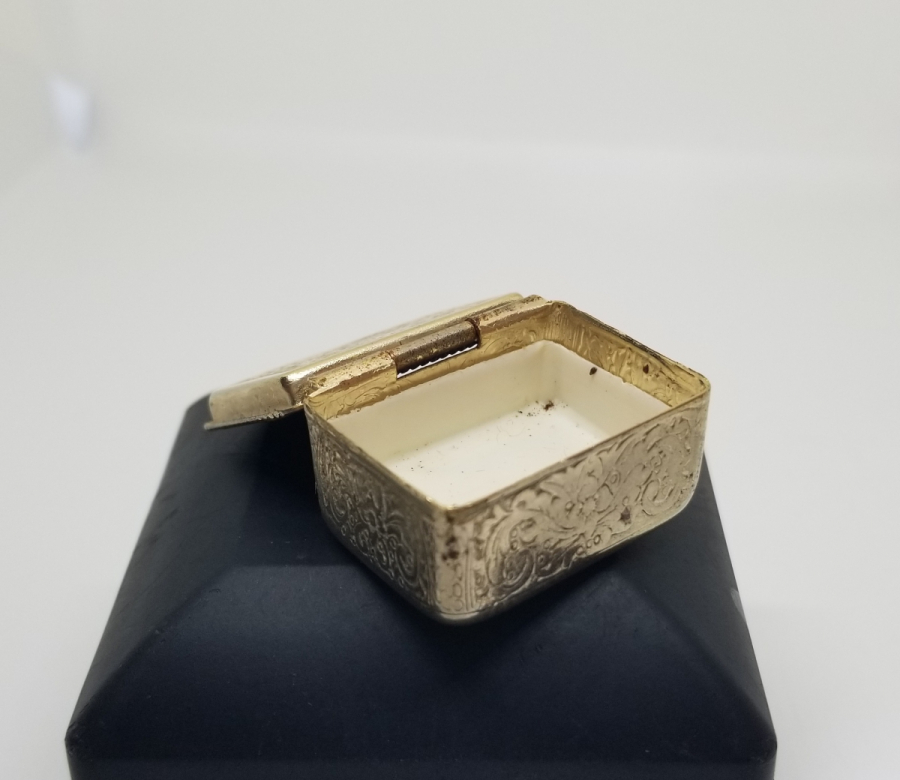 MİKRO MOZAİK ANTİKA KAPAKLI MÜCEVHER KUTUSU