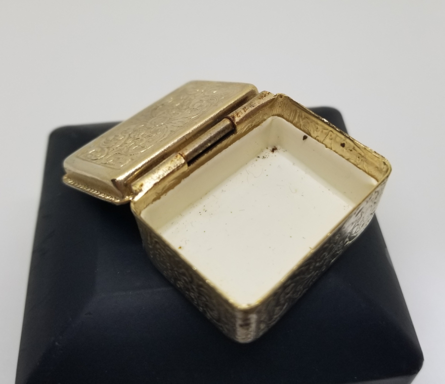 MİKRO MOZAİK ANTİKA KAPAKLI MÜCEVHER KUTUSU