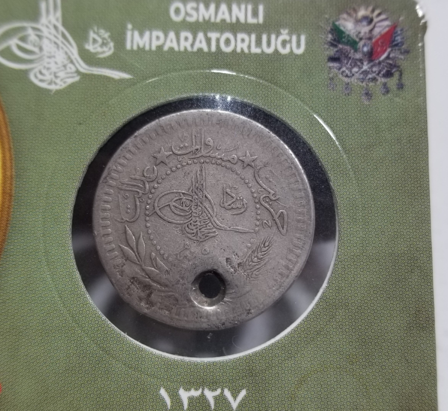 MEHMET REŞAT HAN DÖNEMİ KOLEKSİYONLUK NİKEL 40 PARA