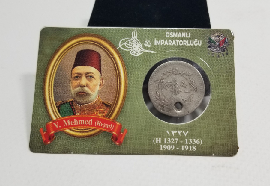 MEHMET REŞAT HAN DÖNEMİ KOLEKSİYONLUK NİKEL 40 PARA