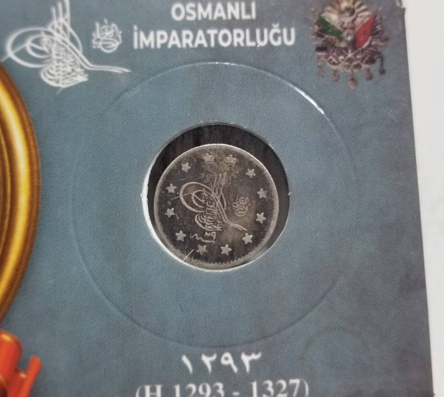 SULTAN ABDÜLHAMİD HAN DÖNEMİ GÜMÜŞ 1 KURUŞ MECİDİYE PARA