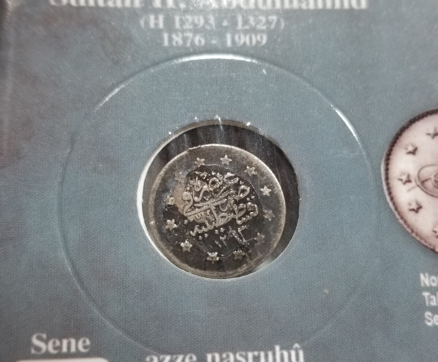 SULTAN ABDÜLHAMİD HAN DÖNEMİ GÜMÜŞ 1 KURUŞ MECİDİYE PARA