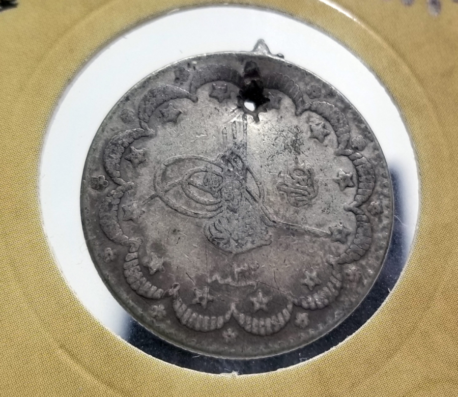 SULTAN ABDÜLHAMİD HAN DÖNEMİ GÜMÜŞ 5 KURUŞ PARA