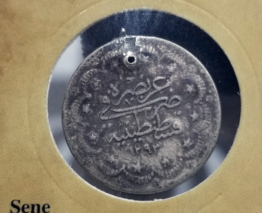 SULTAN ABDÜLHAMİD HAN DÖNEMİ GÜMÜŞ 5 KURUŞ PARA