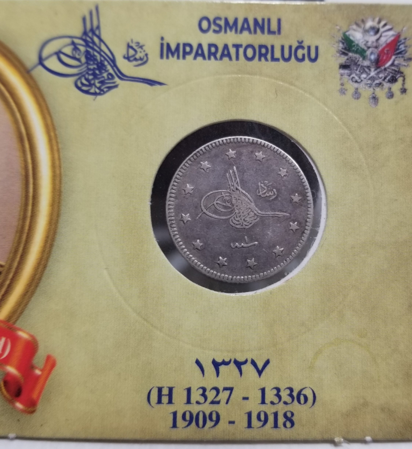 SULTAN MEHMET REŞAD HAN DÖNEMİ GÜMÜŞ 2 KURUŞ MECİDİYE