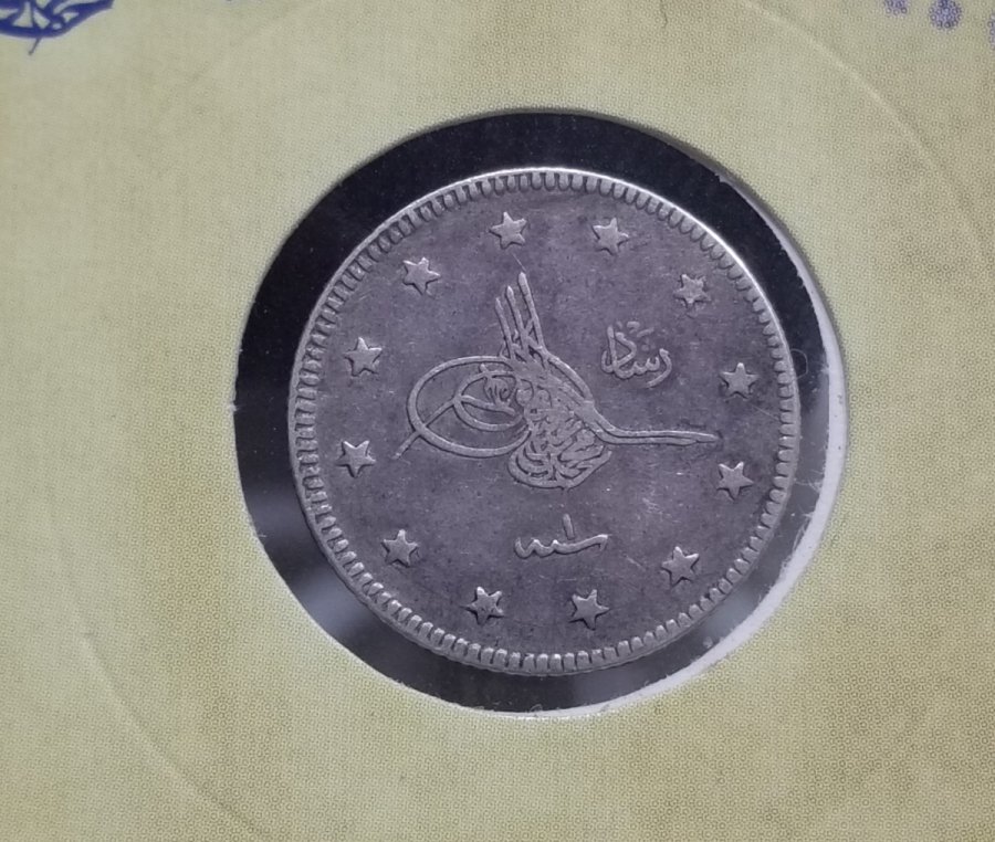 SULTAN MEHMET REŞAD HAN DÖNEMİ GÜMÜŞ 2 KURUŞ MECİDİYE