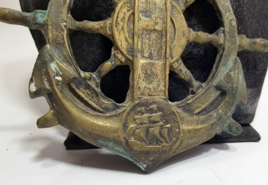 KABARTMA İŞÇİLİKLİ DEKORATİF GEMİ DÜMENİ FORMLU OBJE