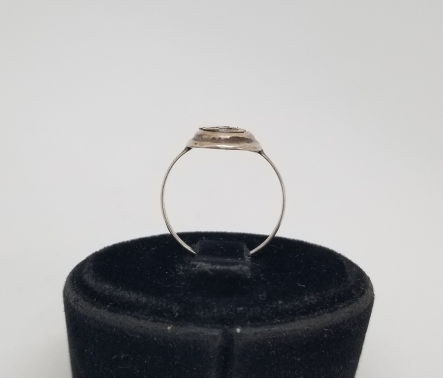 OSMANLI DÖNEMİ EL YAPIMI OLTU TAŞLI ÖZEL YAPIM GÜMÜŞ YÜZÜK