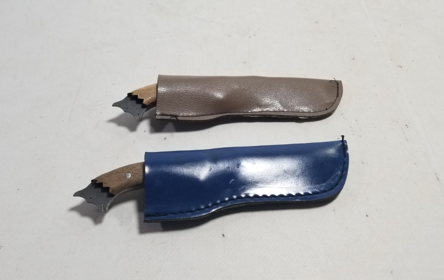 ÖZEL YAPIM KURT BAŞLI KAMPÇI BIÇAKLARI LOTU