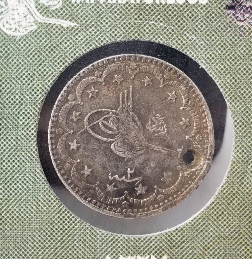 SULTAN MEHMET REŞAT HAN DÖNEMİ GÜMÜŞ 5 KURUŞ MECİDİYE