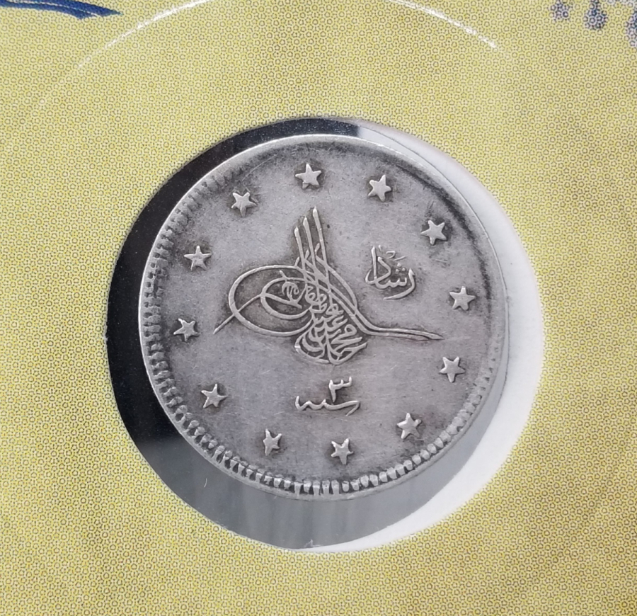 SULTAN MEHMET REŞAD HAN DÖNEMİ GÜMÜŞ 2 KURUŞ MECİDİYE