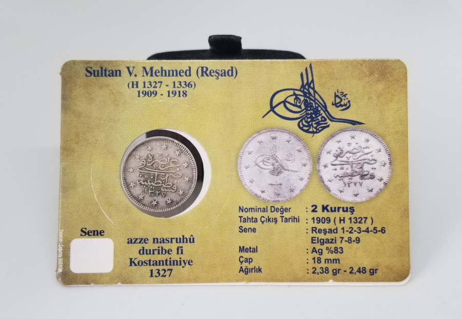 SULTAN MEHMET REŞAD HAN DÖNEMİ GÜMÜŞ 2 KURUŞ MECİDİYE