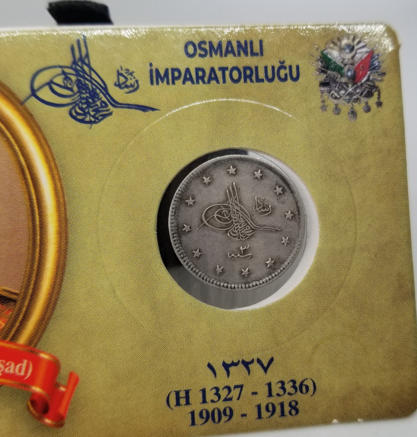 SULTAN MEHMET REŞAD HAN DÖNEMİ GÜMÜŞ 2 KURUŞ MECİDİYE