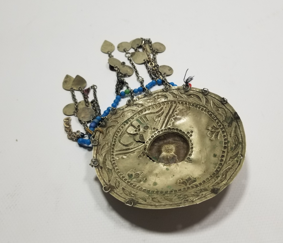 ÜZERİ YAZILI OSMANLI DÖNEMİ BONCUKLU TEPELİK