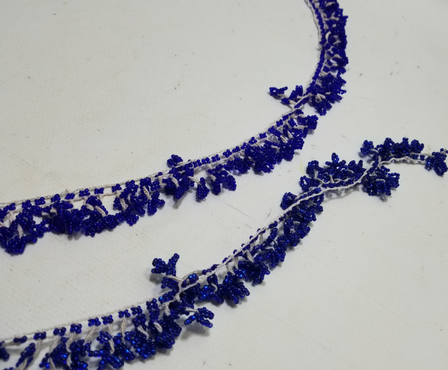 BONCUK İŞLİ EL YAPIMI ANTİKA YAZMA KENARI