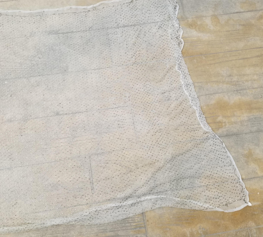 OSMANLI DÖNEMİ GÜMÜŞ TELKIRMA İŞÇİLİKLİ NADİR GELİN ŞALI