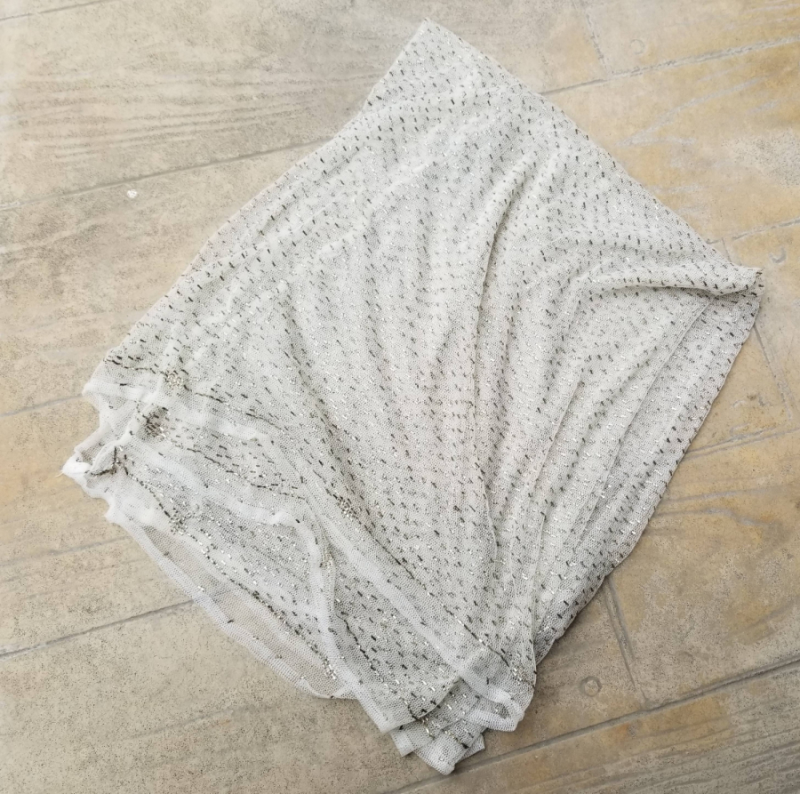 OSMANLI DÖNEMİ GÜMÜŞ TELKIRMA İŞÇİLİKLİ NADİR GELİN ŞALI